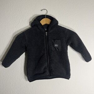 Quiksilver Jacket Mens M Sherpa Lined Full Zip Casual Outdoor Winter Coat